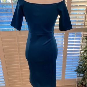 NWT Teal Blue MIDI dress